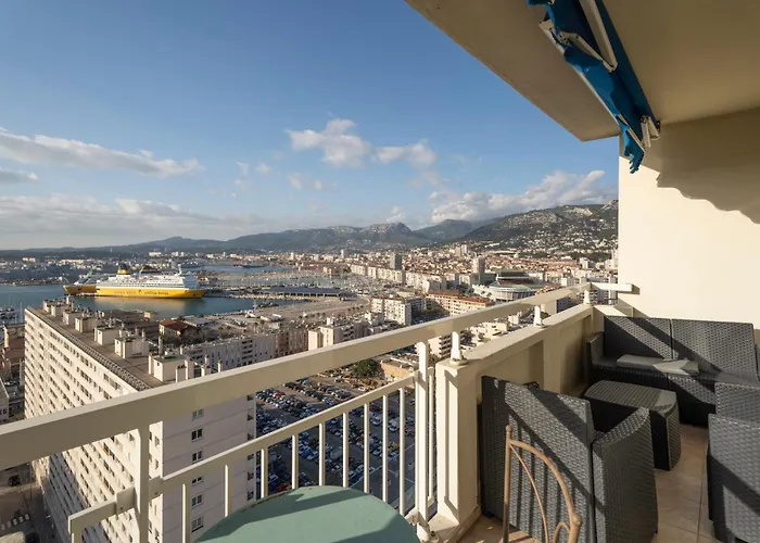 Vue Panoramique, Grand Appartement 2 Chambres A Toulon