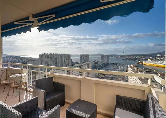 Vue Panoramique, Grand Appartement 2 Chambres A Toulon
